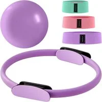 Youyijia Rückenstrecker 14 Zoll Pilates Ring Set Magic Circle Mit Doppelt Gepolsterten