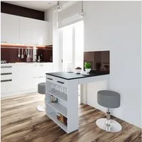 Vicco Bartisch Repose, Anthrazit/Weiß/Weiß, 67 x 100 cm (1-St)