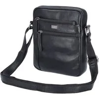 The Skandinavian Brand Umhängetasche The Skandinavian Brand Leder Umhängetasche Black (1-tlg)