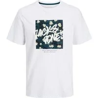 Jack & Jones T-Shirt JJHAWAII Shape Tee SS Crew Neck LN mit Rundhalsausschnitt