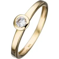 JOBO Goldring, 333 Gold mit Zirkonia