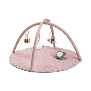 Done by Deer Spielbogen mit Krabbeldecke - Tiny Farm - Rosa