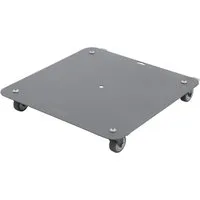 doppler® Kunststoffschirmständer Doppler Universalplatte mit Rollen Vario Fahrgestell für Schirmfüße