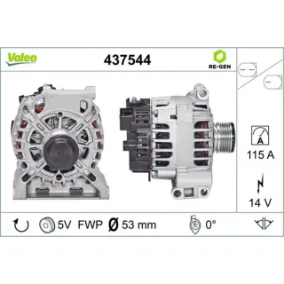 Valeo Lichtmaschine Mercedes A-Klasse W169 B-Klasse W245 437544