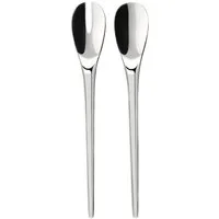 Villeroy & Boch Salatbesteck NewMoon Besteck-Set für Salat (Set, 2-tlg), Robustes Besteck aus hochwertigem Edelstahl
