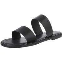 Ital-Design Stylische Sandalen für Freizeit – Komfort und Eleganz Pantolette (89372809) Blockabsatz Pantoletten in Schwarz