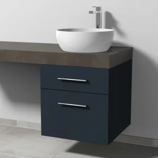 Sanipa Waschtischunterbau mit Auszügen 2morrow (G3411) 510x500x520 Marine-Matt, G34111R G34111R