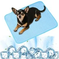 nsihing Hundematte Selbstkühlende Hundematte, Kühldecke Katzen,Waschbar Kältematte, für Drinnen, Draußen und im Auto ideal für kleine Katzen und Hunde