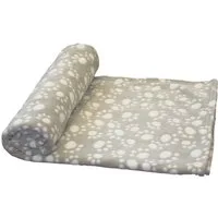Nobby Tierdecke Fleece Plaid "EMMI" Classic, beige, 75x100cm