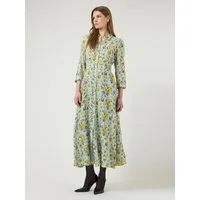 Y.A.S Hemdblusenkleid YASSAVANNA LONG SHIRT DRESS Viskose, loose fit