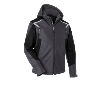 KÜBLER BODYFORCE Winter Softshell Jacke anthrazit/schwarz XXL - 1325 5375-9799-XXL