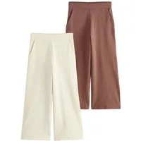 Next Jerseyhose Jersey-Hose mit weitem Bein, 2er-Pack (2-tlg)