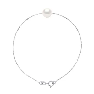 DIADEMA - Armband - Echte Süßwasserperlen - Silber