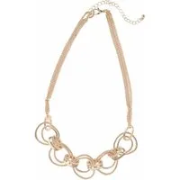 Firetti Collier eingehängte Ringzierde, mehrreihig (1-tlg)