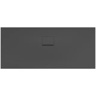 Villeroy & Boch Squaro Infinity Duschwanne UDQ1670SQI2BV1S, 160 x 70 x 4 cm, anthrazit