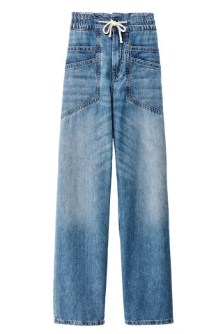 ba&sh - Loose Fit Jeans - Mima blau - Gr. - 34
