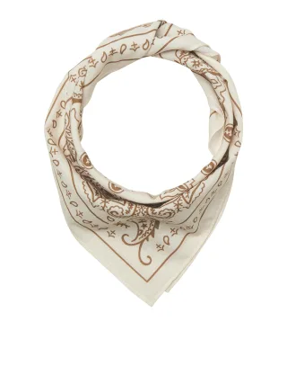 JACK&JONES - JACARCHIVE BANDANA antique white