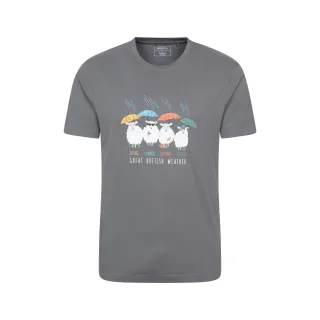 Mountain Warehouse - "Great British Weather" T-Shirt für Herren (Holzkohle)