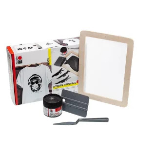 Siebdruckset für Textilien