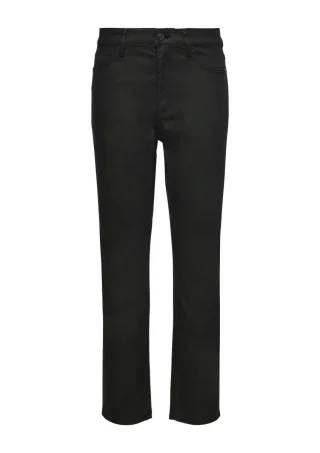 s.Oliver BLACK LABEL - Cropped-Jeans Betsy : Slim Fit schwarz - Gr. - 42