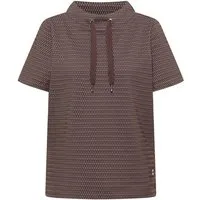 CECIL Kurzarmshirt T-Shirt mit Stehkragen - Casual Fit
