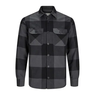 Produkt Dean Check Overshirt Grau