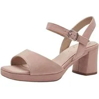 Tamaris WIDE FIT comfortFit aus Leder Blockabsatz Sandalette comfortFit