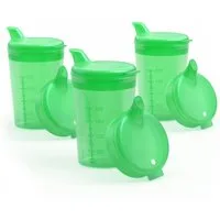 Horn Medical Schnabelbecher 3er Pack Horn Medical Schnabelbecher /Trinkhilfe -Farbe wählbar-, 3-tlg., lebensmittelechtes Polypropylen (PP), bunte & leicht erkenn-/greifbare Optik/Haptik, spülmaschinenfest