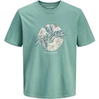 Jack & Jones PlusSize Rundhalsshirt JJHONOLULU SHAPE TEE SS CREW NECK PLS