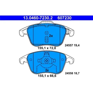 ATE Bremsbel?ge vorne Citroen C4 Ds4 Ds5 DS Ds Ds5 Peugeot 3008 5008