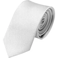 GASSANI Krawatte Schmale Männer Slim-Fit Gestreifte Uni Rips Rippen Herren-Krawatte (1-St., Businesskrawatte, Feine Streifen) Männer-Schlips, Seide-Touch, moderne 6cm oder 8cm Ripskrawatte