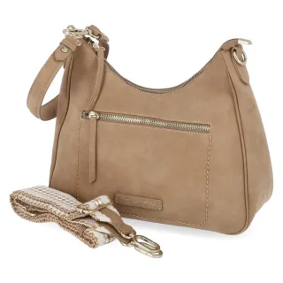 Fräulein Frida Hobo Bag - Gr.  - Braun - Synthetik