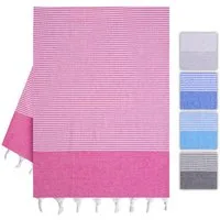 herémood Hamamtuch Luxuriöses Saunatuch, großes Strandtuch, 90x170 cm, vorgewaschen, (1er - 2er Set, 1-St), schnelltrocknendes & saugstarkes Saunatuch