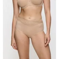 Triumph Shapingslip True Shape Sensation Mesh-Einsätze, Stretch-Tüll, Wickel-Optik