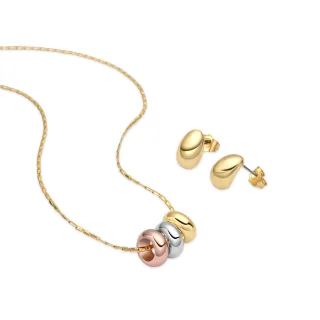 Luxenter Sets mit Rhodium-, 18 Karat Gelb- und Roségold-Finish – Khak