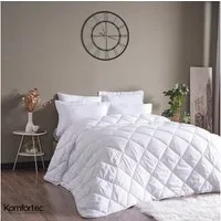 Komfortec Kunstfaserbettdecke,Bettdecken für Sommer und Winter, Ganzjahresdecke, Füllung: Polyester, Bezug: Mikrofaser, 135x200 cm, 155x220 cm und weiteren Größen, allergiker geeignet