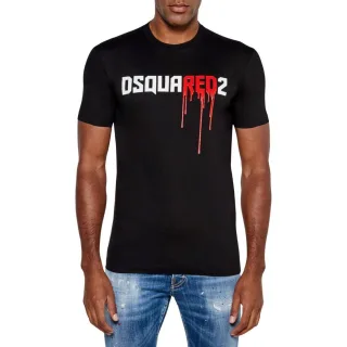 DSquared2 - "Bloody Red" T-Shirt für Herren (Schwarz)