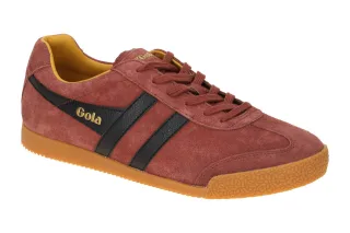 Gola CMA192RD Herren Sneaker rot/schwarz/braun - Velourleder, 6fach Schn?rung