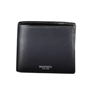 Tommy Hilfiger Blaue Lederbörse
