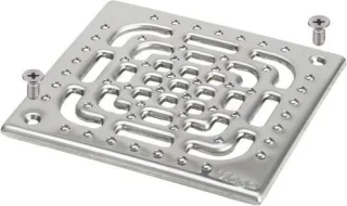 Viega Rost 4933.6 in 143x143mm Edelstahl rutschhemmend 560751
