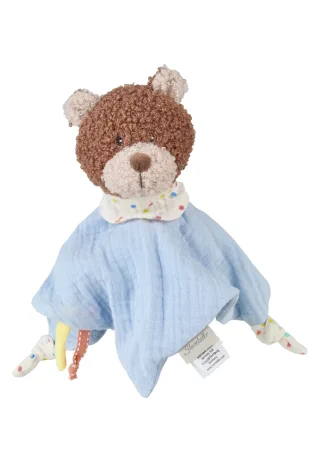 Sterntaler Schmusetuch S Bär Bob - eisblau
