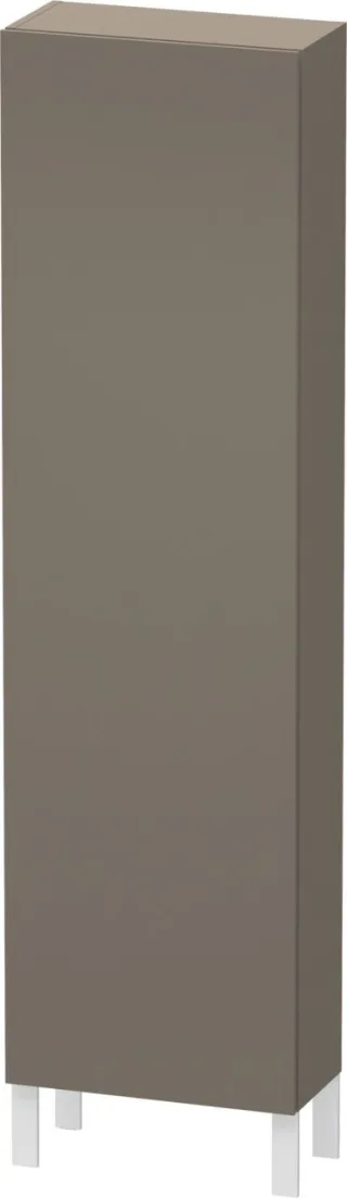 Duravit L-Cube Hochschrank Flanell Grau Seidenmatt 500x243x1760 mm - LC1171L9090 LC1171L9090
