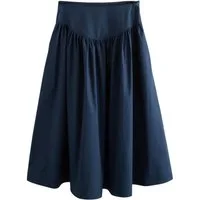 Next Midirock Midirock mit tiefer Taille aus Baumwollpopeline (1-tlg)