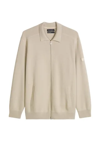 Marc OPolo Casual - Strickjacke regular Grey Silk - Gr. - 5XL
