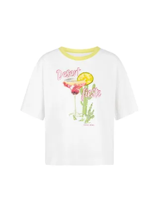 Marc Cain Sports - Oversize T-Shirt Desert Fiesta white - Gr. - 38