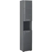 welltime Hochschrank Avena Badschrank mit 2 Türen & 1 Fach - (B/T/H) 37/31/190 cm