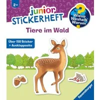 Wieso? Weshalb? Warum? junior Stickerheft - Tiere im Wald / diverse