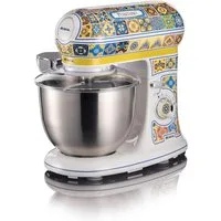 Ariete Küchenmaschine, 2400 W, Knetmaschine, 5,5 Liter, Edelstahlschüssel, Mediterranes Design