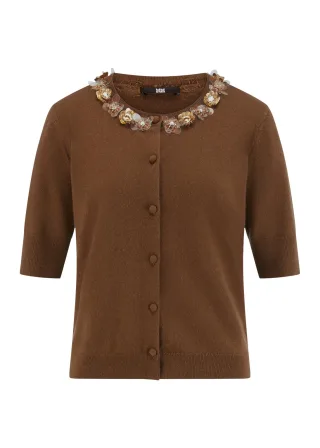 RIANI - Strickjacke/-mantel pecan - Gr. - S