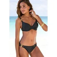 JETTE Bügel-Bikini Giulia mit goldfarbener Glanzbeschichtung und Accessoires